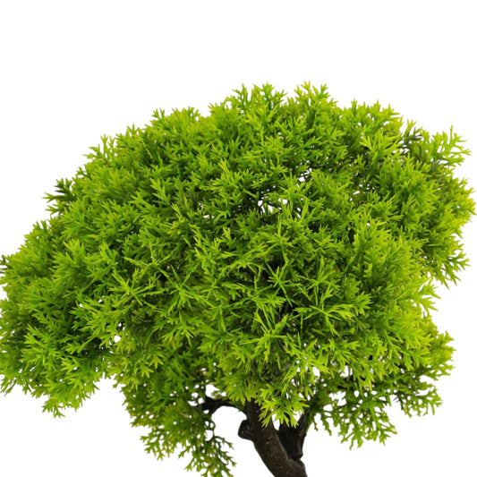 Copac artificial, tip Conifer, cu ghiveci, Naimeed D6916, 50x12 cm, Verde