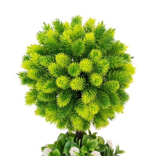 Copac artificial, tip Conifer, cu ghiveci, Naimeed D6917, 24x8.8 cm, Verde