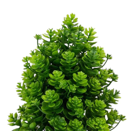 Planta artificiala, tip Kalanchoe, cu ghiveci, Naimeed D6922, 24x8.8 cm, Verde - 221.ro