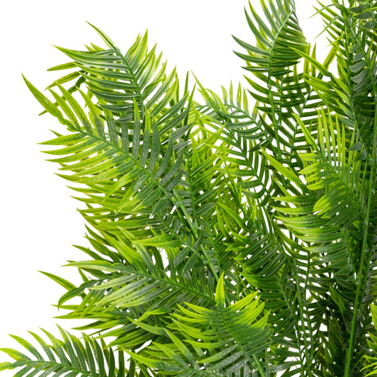 Planta decorativa artificiala, fara ghiveci, tip Areca Palm, Naimeed D6953, 105 cm, Verde