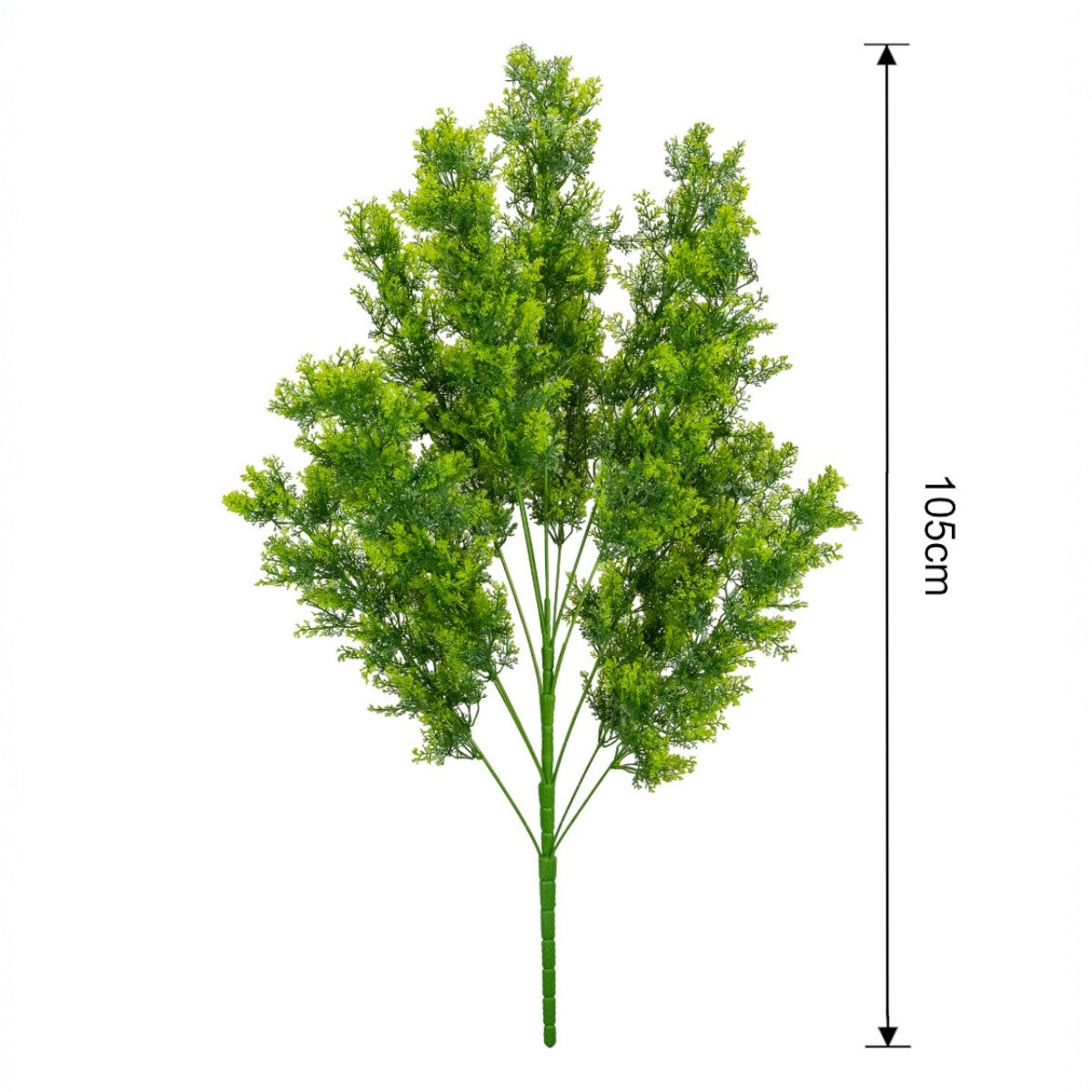 Planta decorativa artificiala, fara ghiveci, tip Chiparos , Naimeed D6958, 105 cm, Verde