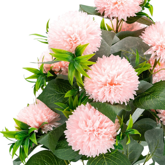 Planta decorativa artificiala, fara ghiveci, tip Crizantema, Naimeed D6961, 105 cm, Roz - 221.ro