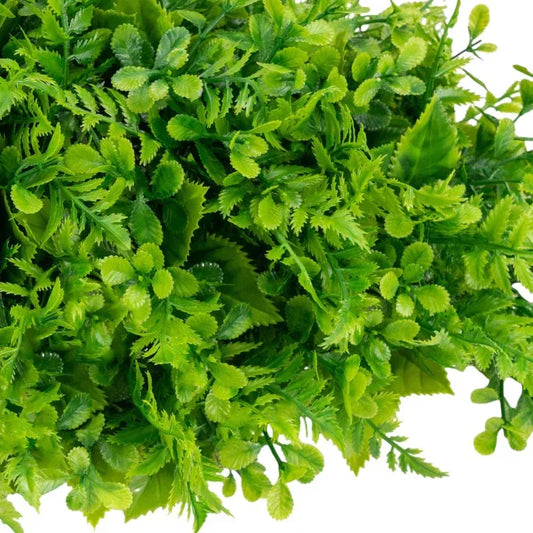 Planta decorativa artificiala, fara ghiveci, tip Buxus, Naimeed D6967, 80x40 cm, Verde - 221.ro