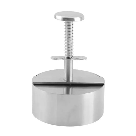 Presa profesionala din otel inoxidabil pentru burgeri, 14x10cm, Naimeed D6997, Argintiu - 221.ro