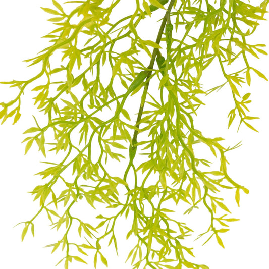 Set 2 plante artificiale curgatoare, 7 fire, lungime 75cm, Naimeed D7011, Verde