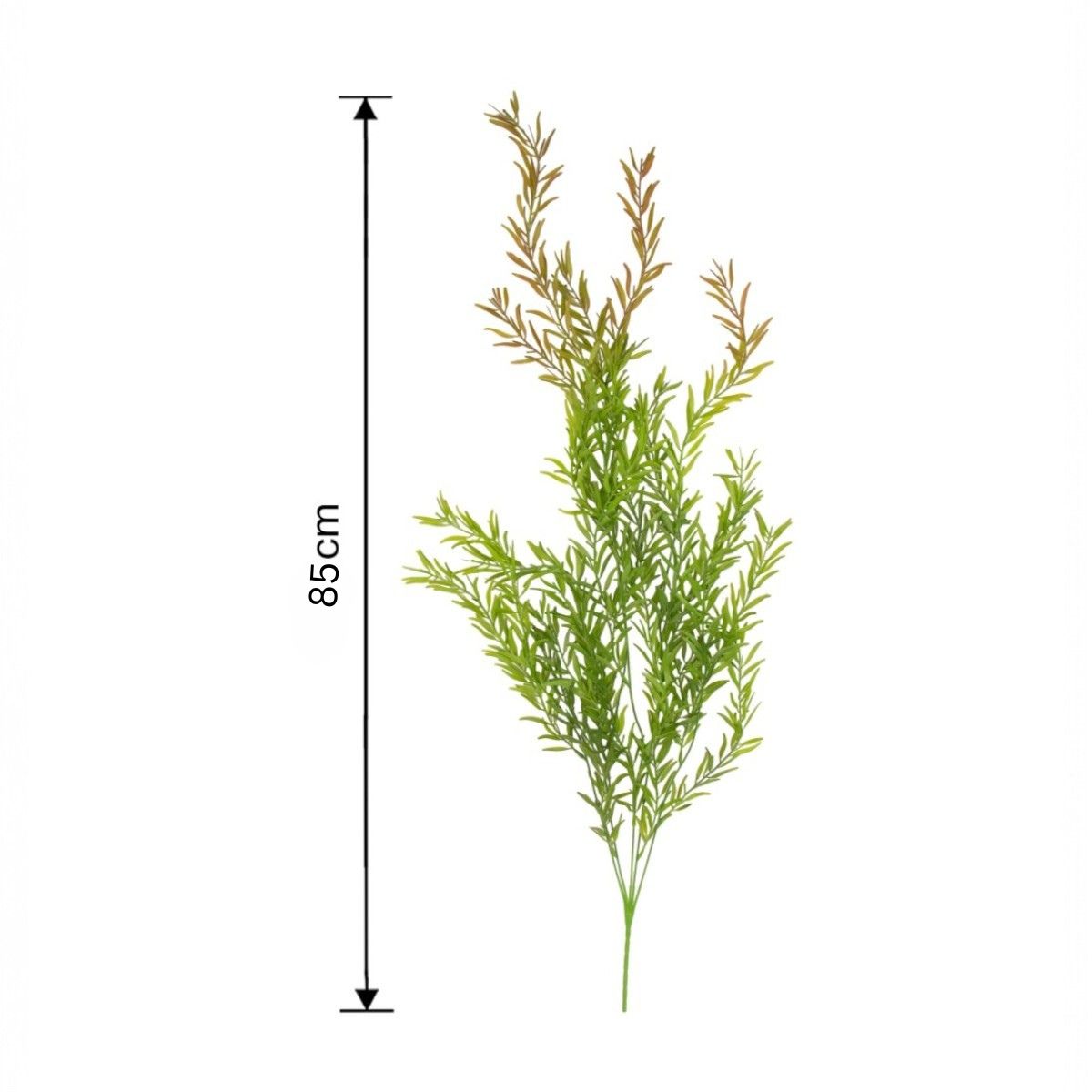 Set 2 plante artificiale curgatoare, 5 fire, lungime 85cm, Naimeed D7016, Rosu