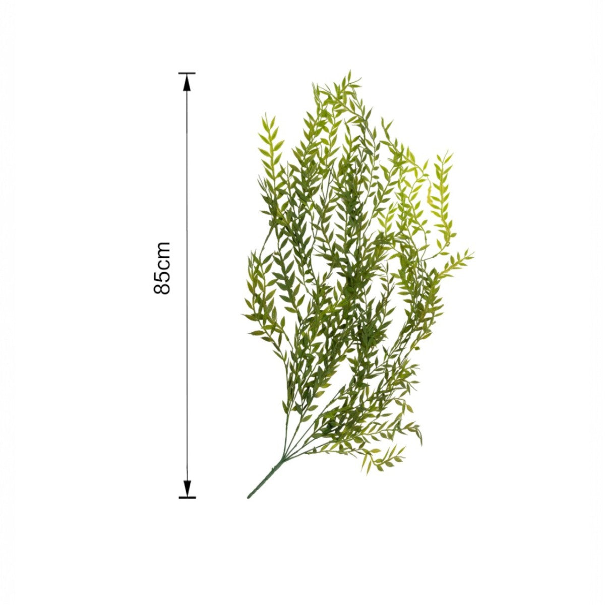 Set 2 plante artificiale curgatoare, 5 fire, lungime 85cm, Naimeed D7017, Verde