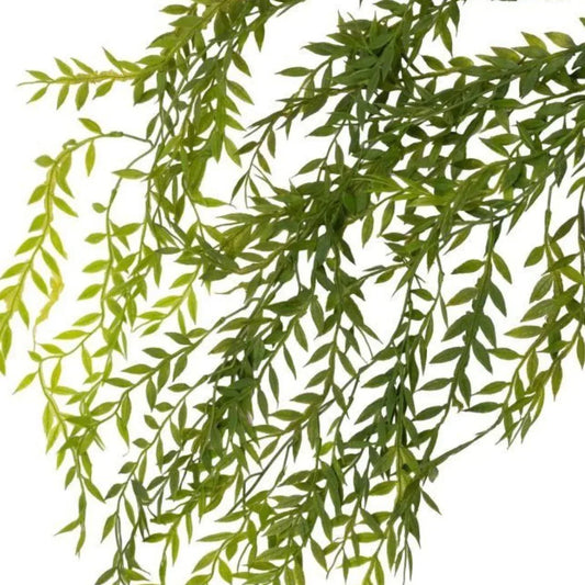 Set 2 plante artificiale curgatoare, 5 fire, lungime 85cm, Naimeed D7017, Verde - 221.ro