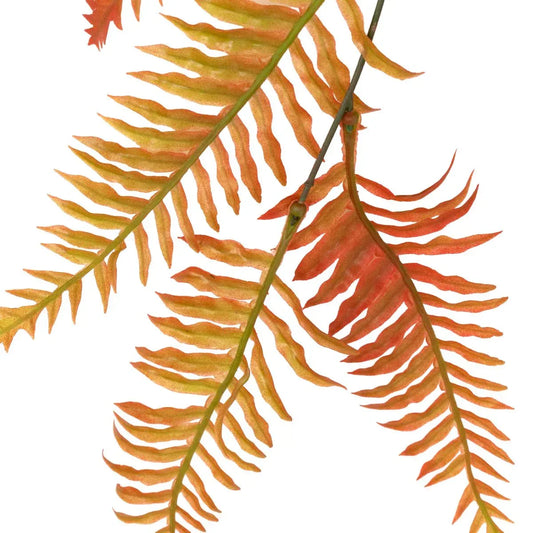 Set 2 plante artificiale curgatoare, 5 fire, lungime 85cm, Naimeed D7019, Rosu - 221.ro