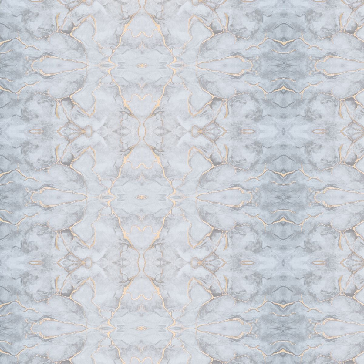 Set 6 panouri decorative autoadezive cu folie de aluminiu, efect marmura, suprafata acoperita 1.08 m², Naimeed D7106, 60x30 cm, Gri