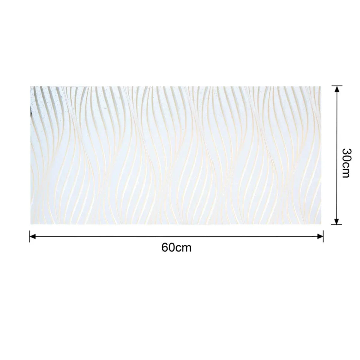 Set 6 panouri decorative autoadezive cu folie de aluminiu, efect marmura, suprafata acoperita 1.08 m², Naimeed D7108, 60x30 cm, Gri deschis - 221.ro