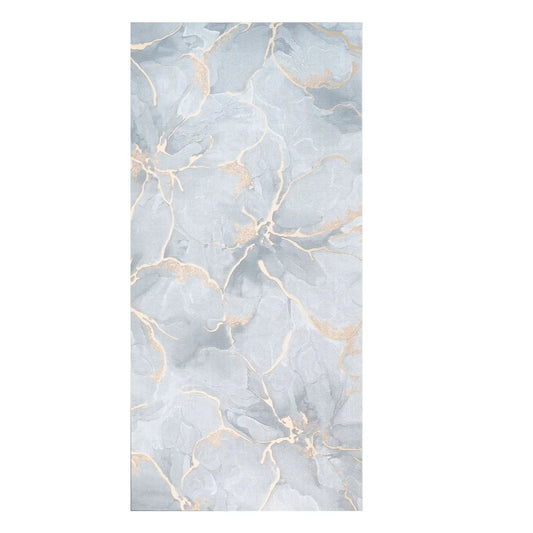 Set 6 panouri decorative autoadezive cu folie de aluminiu, efect marmura, suprafata acoperita 1.08 m², Naimeed D7111, 60x30 cm, Gri - 221.ro