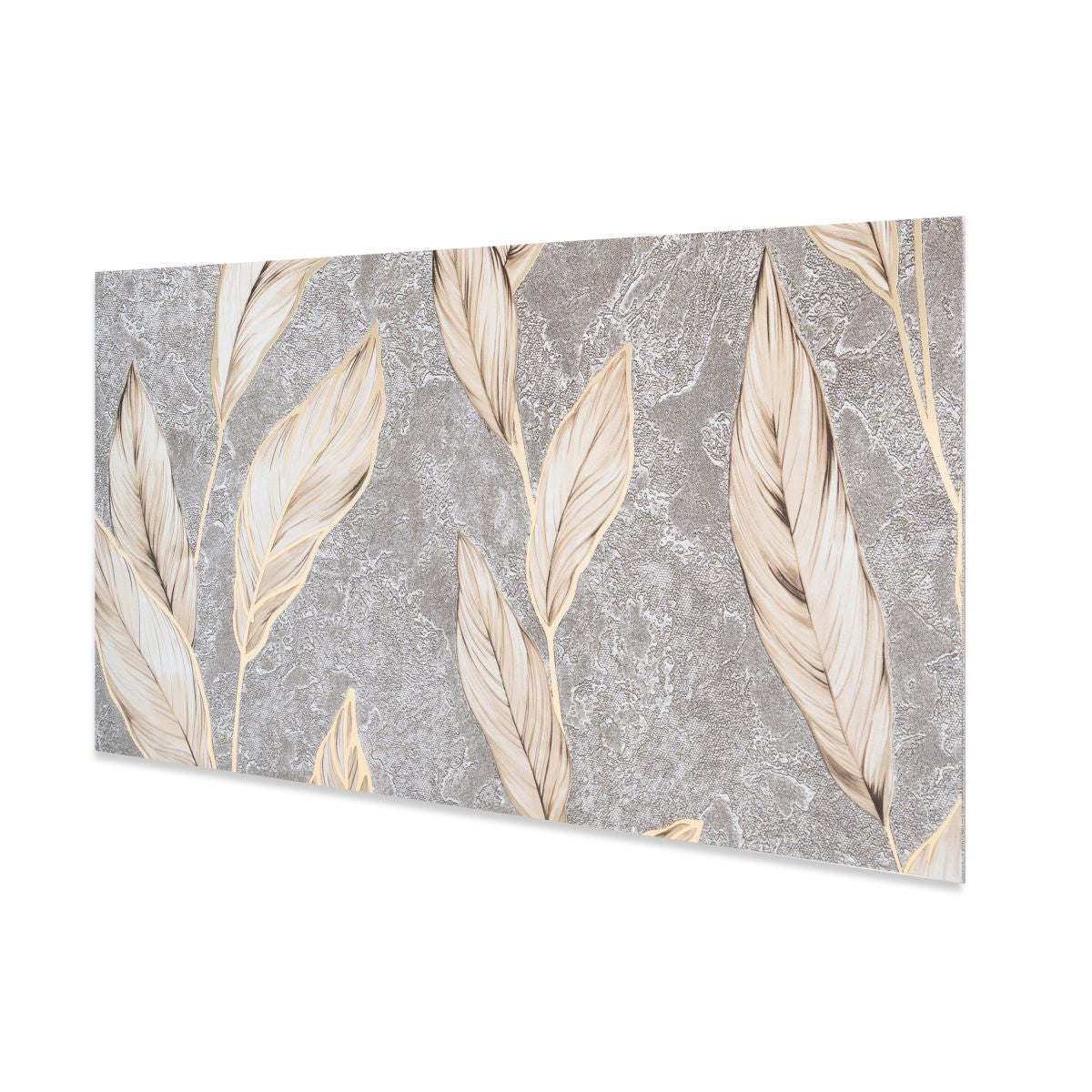 Set 6 panouri decorative autoadezive cu folie de aluminiu, efect marmura, suprafata acoperita 1.08 m², Naimeed D7114, 60x30 cm, Gri