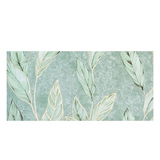 Set 6 panouri decorative autoadezive cu folie de aluminiu, efect marmura, suprafata acoperita 1.08 m², Naimeed D7115, 60x30 cm, Verde - 221.ro