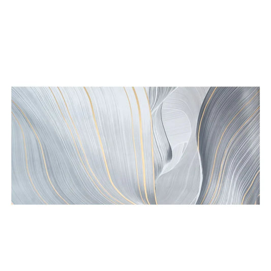 Set 6 panouri decorative autoadezive cu folie de aluminiu, efect marmura, suprafata acoperita 1.08 m², Naimeed D7118, 60x30 cm, Gri - 221.ro