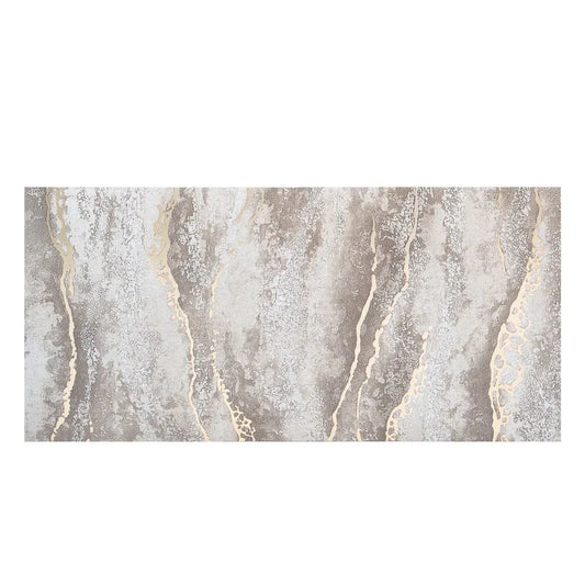 Set 6 panouri decorative autoadezive cu folie de aluminiu, efect marmura, suprafata acoperita 1.08 m², Naimeed D7128, 60x30 cm, Maro deschis - 221.ro