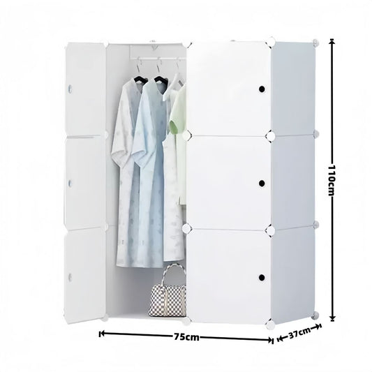 Dulap Modular, 6 Usi, D7152, Alb