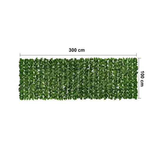 Plasa gard, frunze artificiale,, Naimeed D7219, paravan pentru balcon, terasa si gard, 100x30 cm, Verde - 221.ro