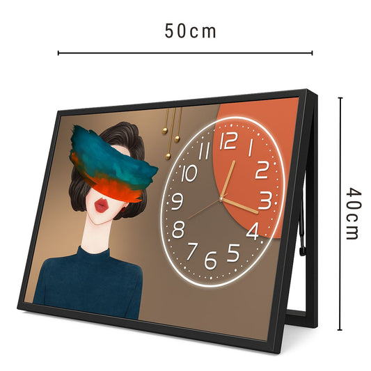 Capac tablou pentru contor electric, Naimeed D7274, mascare tablou electric, design modern si elegant, 40x50x4cm, rama neagra