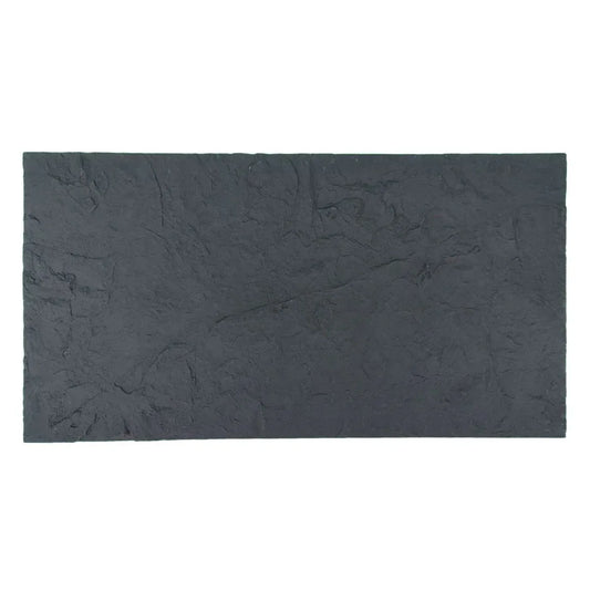 Set 10 panouri decorative din praf de piatra, Naimeed D7320, flexibile, ignifuge, strat protector ceramic, rezistente la razele UV, 120x60x0.2 cm, gri inchis - 221.ro