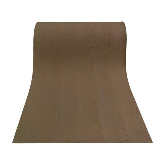 Panou decorativ din praf de piatra, Naimeed D7323, flexibil, ignifug, strat protector ceramic, rezistent la razele UV, 120x60x0.2 cm, maro