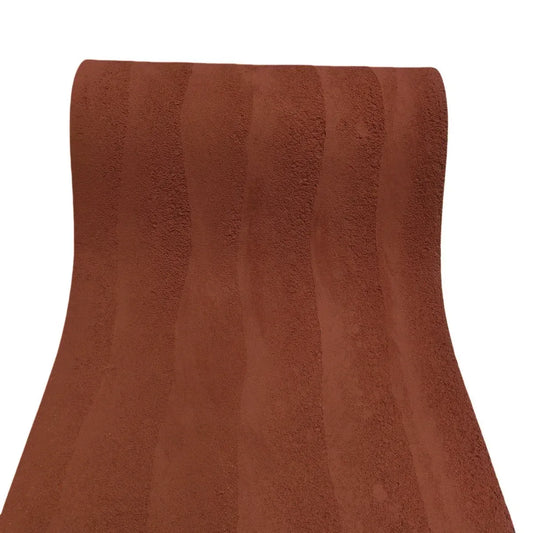 Panou decorativ din praf de piatra, Naimeed D7324, flexibil, ignifug, strat protector ceramic, rezistent la razele UV, 120x60x0.2 cm, rosu caramiziu - 221.ro