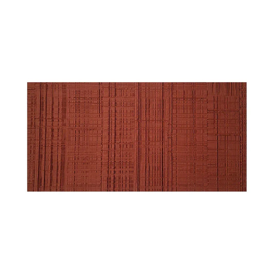 Set 10 panouri decorative din praf de piatra, Naimeed D7328, flexibile, ignifuge, strat protector ceramic, rezistente la razele UV, 120x60x0.2 cm, rosu caramiziu - 221.ro