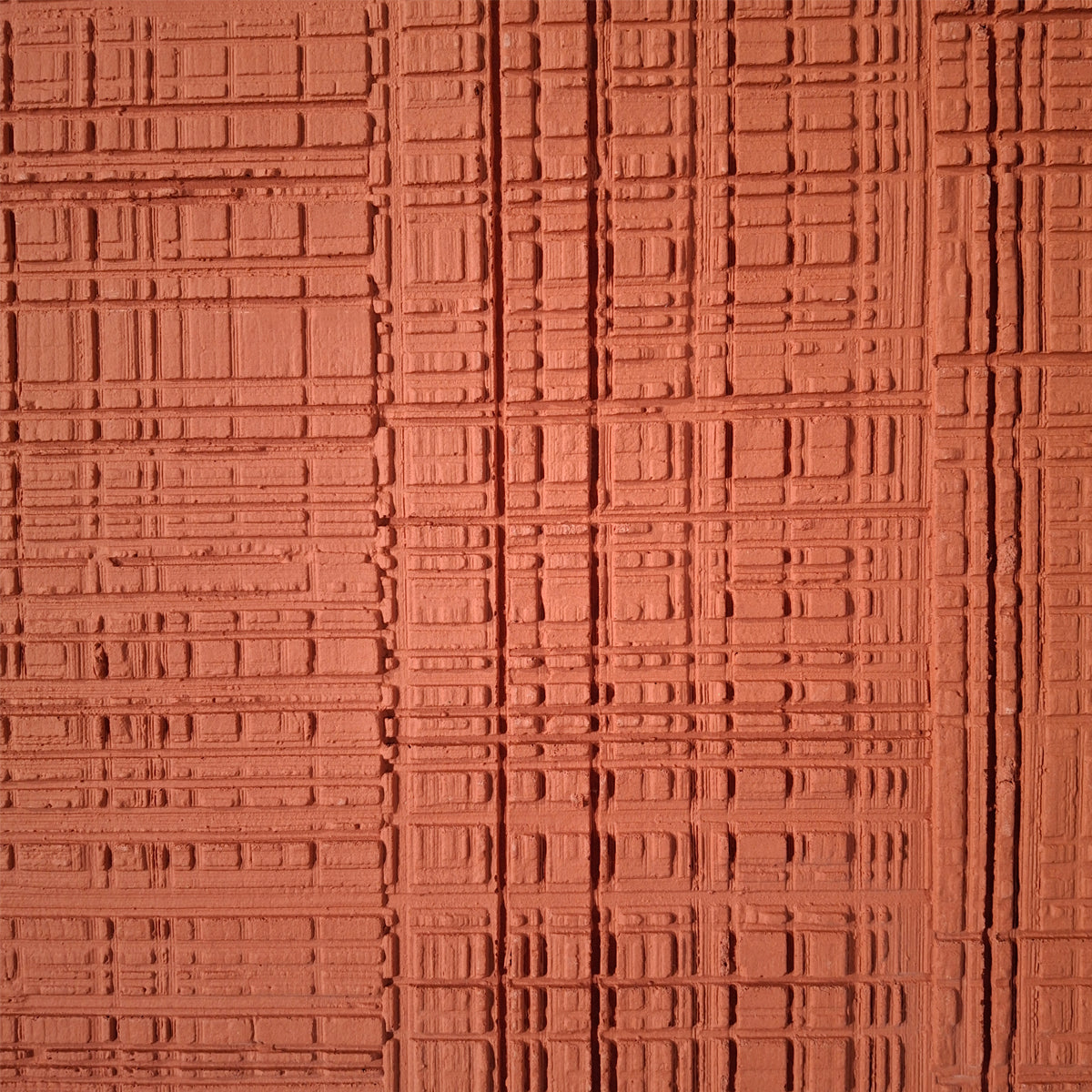 Panou decorativ din praf de piatra, Naimeed D7328, flexibil, ignifug, rezistent la razele UV, 120x60x0.2 cm, rosu caramiziu