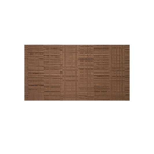 Set 6 panouri decorative din praf de piatra, Naimeed D7329, flexibile, ignifuge, strat protector ceramic, rezistente la razele UV, 120x60x0.2 cm, maro scortisoara - 221.ro