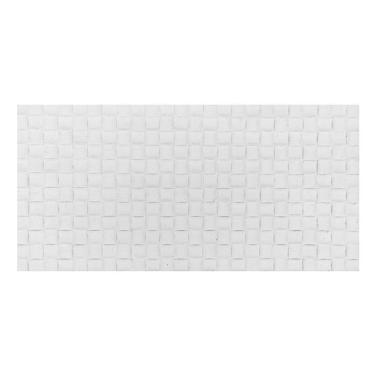 Set 10 panouri decorative din praf de piatra, Naimeed D7339, flexibile, ignifuge, strat protector ceramic, rezistente la razele UV, 120x60x0.2 cm, alb