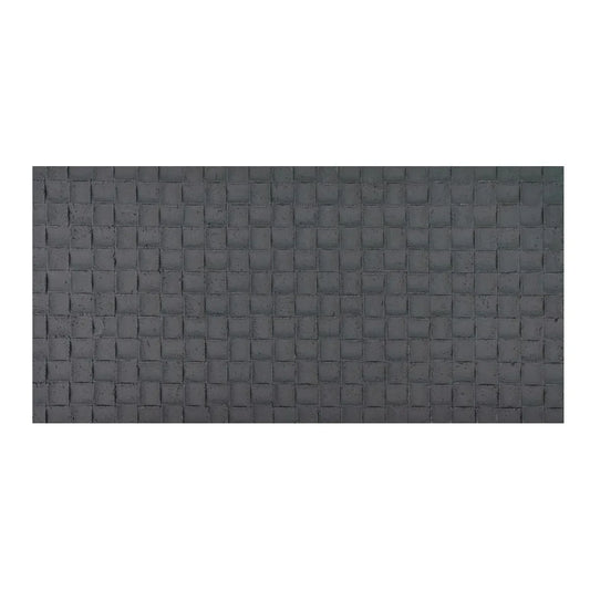 Set 9 panouri decorative din praf de piatra, Naimeed D7343, flexibile, ignifuge, strat protector ceramic, rezistente la razele UV, 120x60x0.2 cm, gri inchis - 221.ro