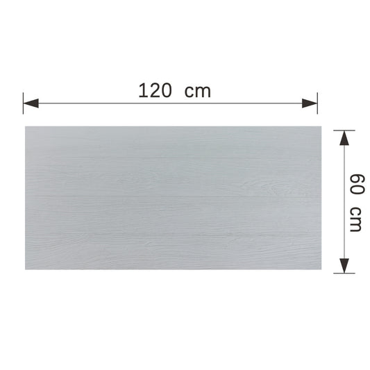 Set 16 panouri decorative din praf de piatra, Naimeed D7348, ignifuge, strat protector ceramic, rezistente la razele UV, 120x60x0.2 cm, gri pastel