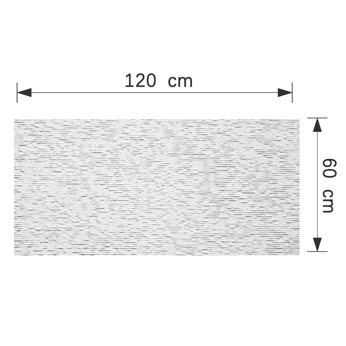 Set 12 panouri decorative din praf de piatra, Naimeed D7356, flexibile, ignifuge, strat protector ceramic, rezistente la razele UV, 120x60x0.2 cm, alb - 221.ro