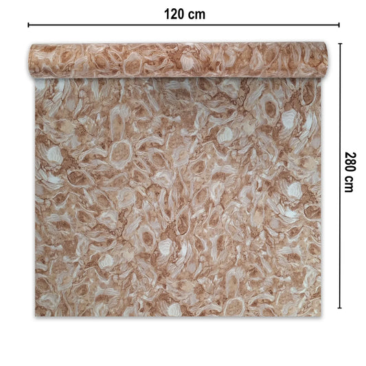 Rola panou autoadeziv, Naimeed D7381, design modern, 2.5mm grosime, 120x280cm, Maro deschis - 221.ro