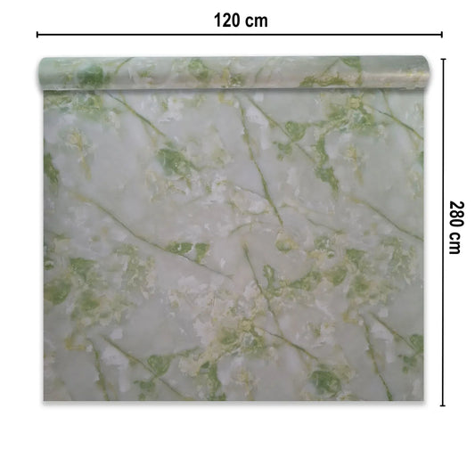 Rola panou autoadeziv, Naimeed D7382, design modern, 2.5mm grosime, 120x280cm, Verde - 221.ro