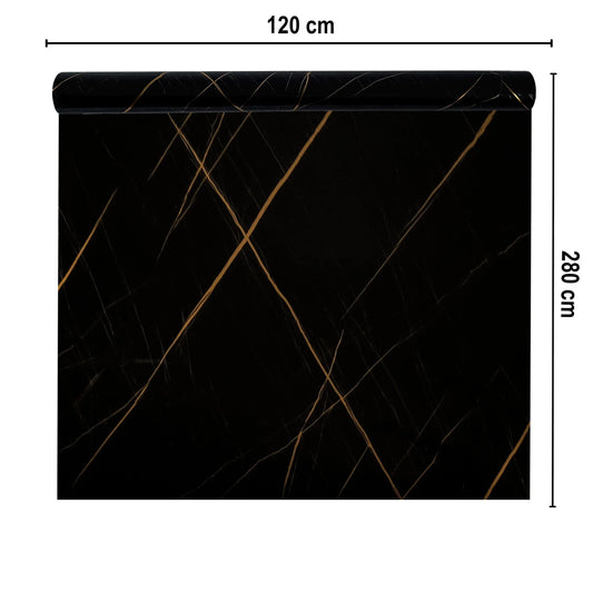Rola panou autoadeziv, Naimeed D7384, design modern, 2.5mm grosime, 120x280cm, Negru - 221.ro