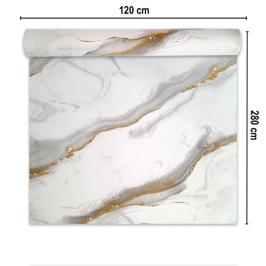 Rola panou autoadeziv, Naimeed D7385, design modern, 2.5mm grosime, 120x280cm, Alb - 221.ro