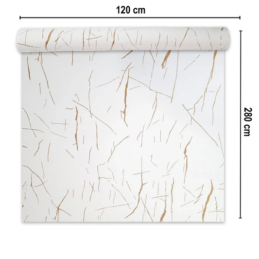 Rola panou autoadeziv, Naimeed D7386, design modern, 2.5mm grosime, 120x280cm, Alb - 221.ro