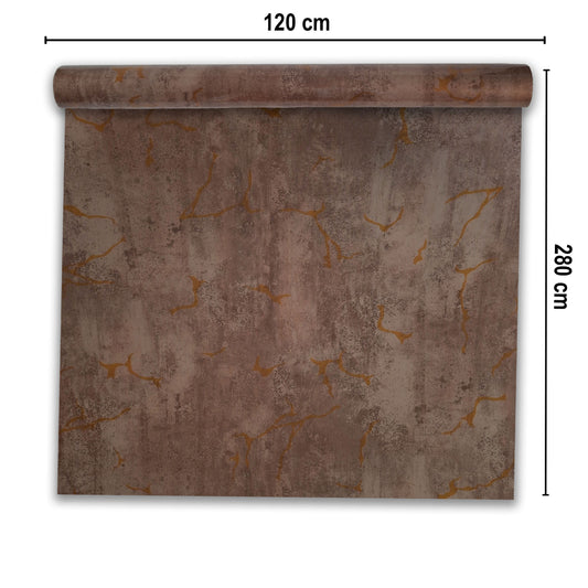 Rola panou autoadeziv, Naimeed D7388, design modern, 2.5mm grosime, 120x280cm, Maro
