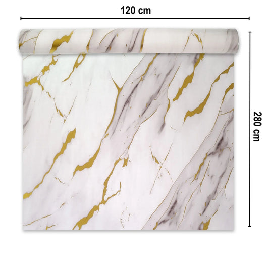 Rola panou autoadeziv, Naimeed D7389, design modern, 2.5mm grosime, 120x280cm, Alb - 221.ro