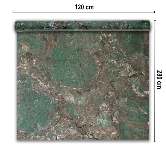 Rola panou autoadeziv, Naimeed D7392, design modern, 2.5mm grosime, 120x280cm, Verde - 221.ro