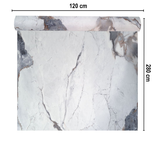 Rola panou autoadeziv, Naimeed D7396, design modern, 2.5mm grosime, 120x280cm, Multicolor