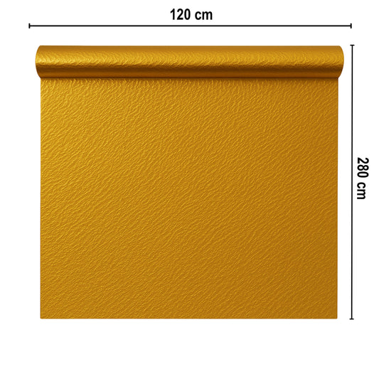 Rola panou autoadeziv, Naimeed D7426, design modern, 2.5mm grosime, 120x280cm, Auriu