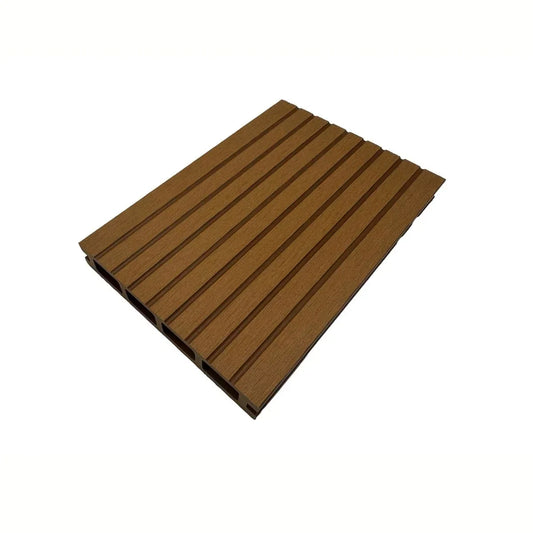 Pardoseala decking terasa din compozit WPC, Naimeed D7486, 280x14x2.5cm, Maro tec - 221.ro