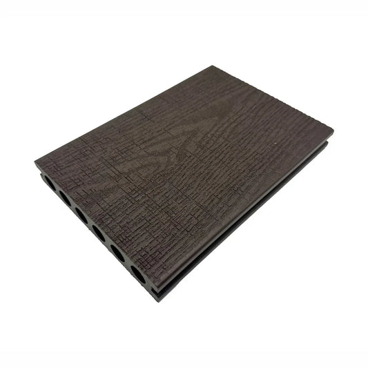 Pardoseala decking terasa din compozit WPC, Naimeed D7488, rezistenta sporita, 280x14x2.5cm, Maro ciocolatiu - 221.ro