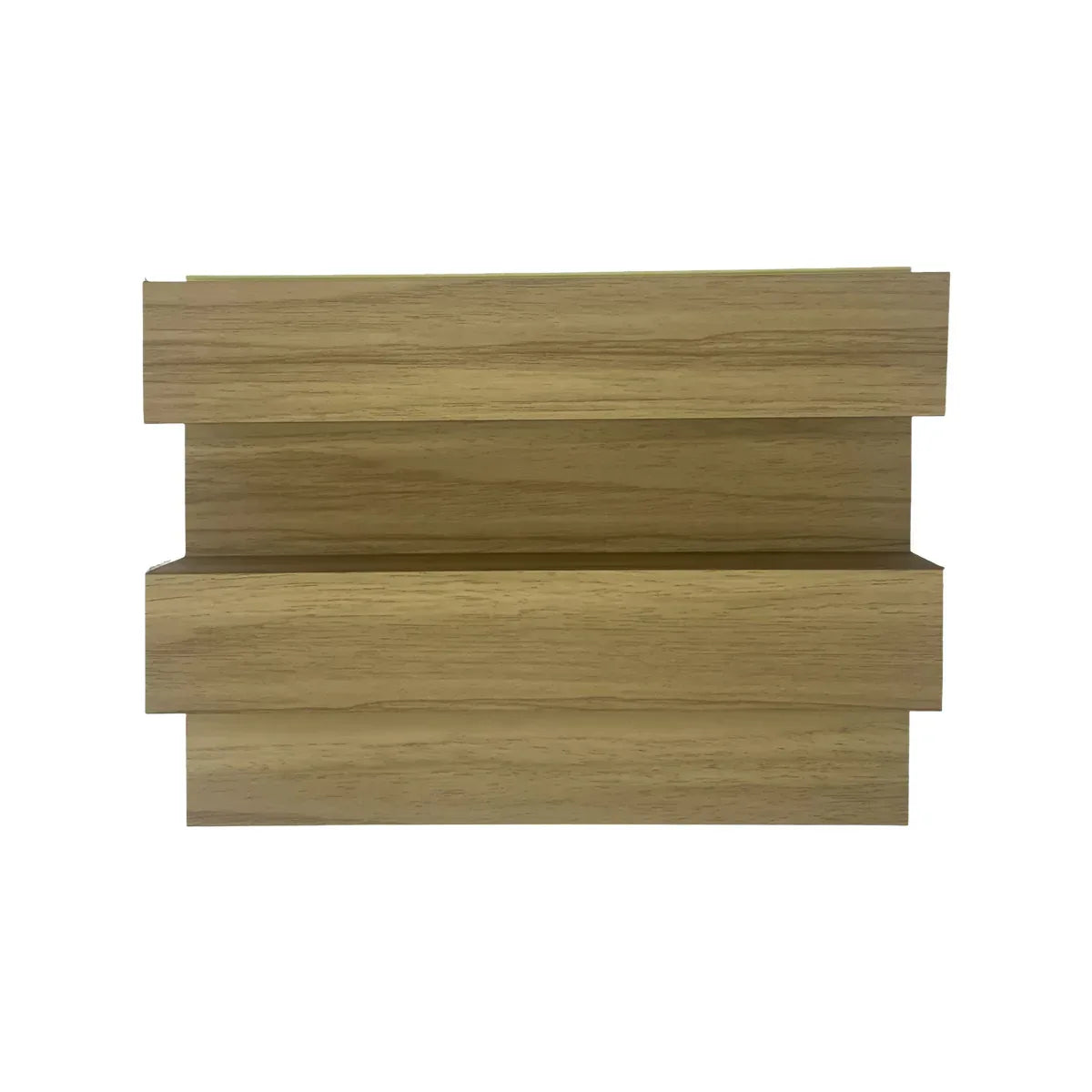 Panou decorativ riflaj WPC, montaj rapid, rezistenta ridicata, Naimeed D7516, 260x21.4x6cm, stejar natural - 221.ro