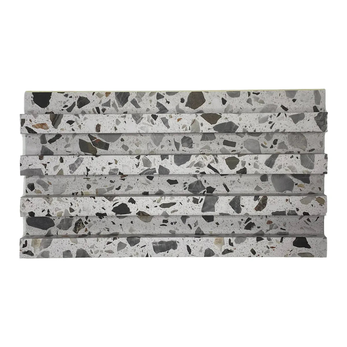 Panou decorativ riflaj WPC, montaj rapid, rezistenta ridicata, Naimeed D7532, 260x16.8x2.3cm, alb - 221.ro