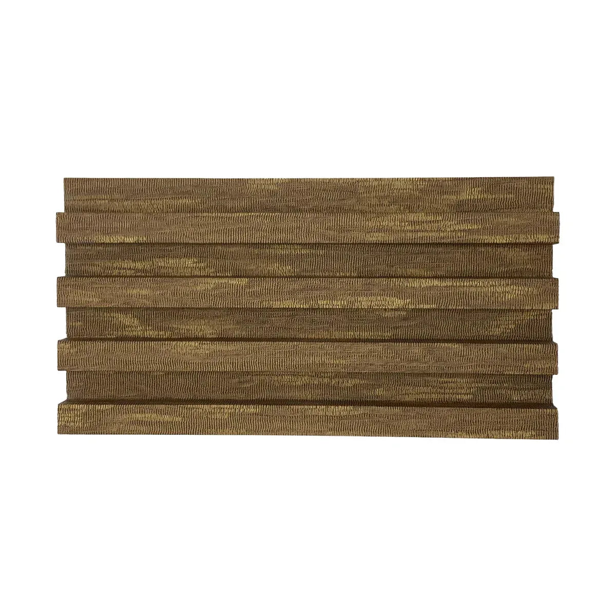 Panou decorativ riflaj WPC, montaj rapid, rezistenta ridicata, Naimeed D7537, 260x16.8x2.3cm, nuc auriu - 221.ro