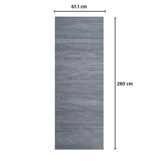 Panou decorativ riflaj WPC, Naimeed D7555,aspect rafinat si montaj usor, 260x61.1x0.9cm, gri - 221.ro