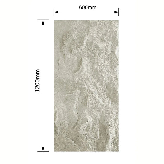 Panou decorativ 3D, efect piatră naturală, ultraușor, Naimeed D7587, pentru interior și exterior, 120x60x6cm, Crem - 221.ro